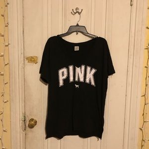 PINK V-Neck Tee